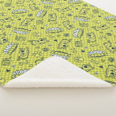 Scooby Snacks Galore Schachbrett Pattern Sherpadecke (3/4)