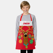 Scooby the Reindeer Schürze (Getragen)