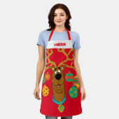 Scooby the Reindeer Schürze (Getragen)