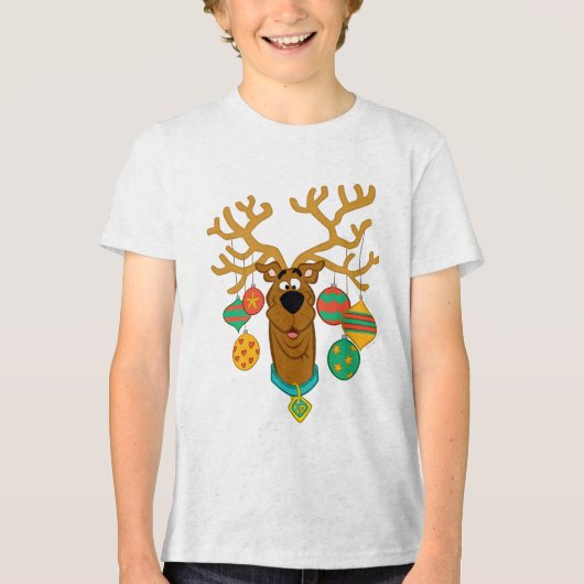 Scooby the Reindeer Tri-Blend Shirt (Vorderseite)