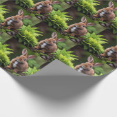 "Scooby the Zwarf Bunny: Ein kleiner Ball der Freu Geschenkpapier (Ecke)