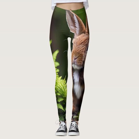 "Scooby the Zwarf Bunny: Ein kleiner Ball der Freu Leggings (Vorderseite)