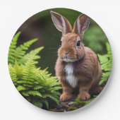 "Scooby the Zwarf Bunny: Ein kleiner Ball der Freu Pappteller (Vorderseite)