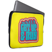 Scooby und die Gang "Get Up & Run" Grafik Laptopschutzhülle (Vorne Rechts)