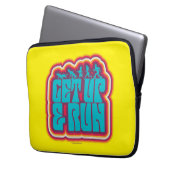 Scooby und die Gang "Get Up & Run" Grafik Laptopschutzhülle (Vorderseite Links)