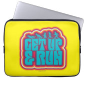 Scooby und die Gang "Get Up & Run" Grafik Laptopschutzhülle (Vorderseite)