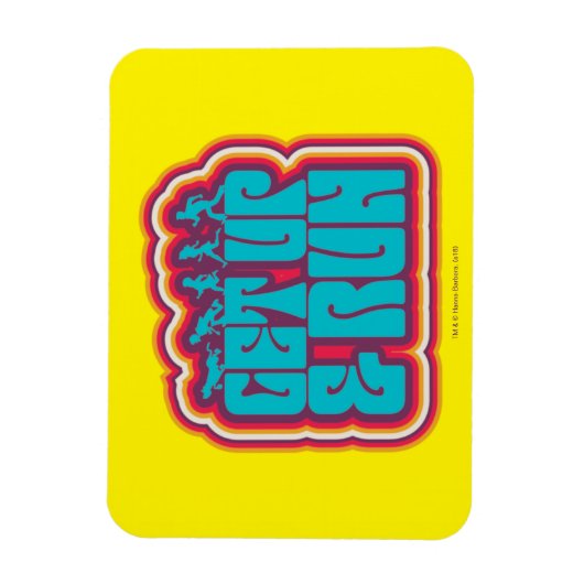 Scooby und die Gang "Get Up & Run" Grafik Magnet (Vertikal)