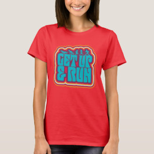 Scooby und die Gang "Get Up & Run" Grafik T-Shirt