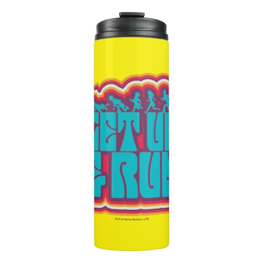 Scooby und die Gang "Get Up & Run" Grafik Thermosbecher (Vorderseite)