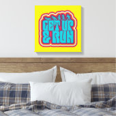 Scooby und die Gruppe "stehen auf u. lassen" Leinwanddruck (Insitu (Schlafzimmer))