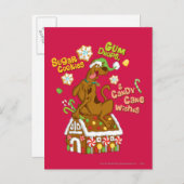 Scooby und Gingerbrett House Postkarte (Vorne/Hinten)