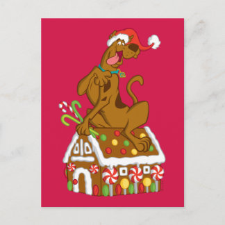 Scooby und Gingerbrett House Postkarte