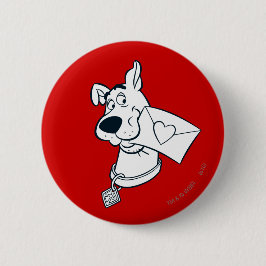 Scooby Valentinstag Button