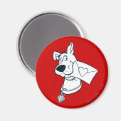 Scooby Valentinstag Magnet (Vorderseite/Rückseite)