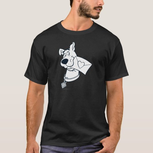 Scooby Valentinstag T-Shirt (Vorderseite)