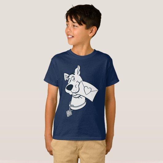 Scooby Valentinstag T-Shirt (Vorne ganz)