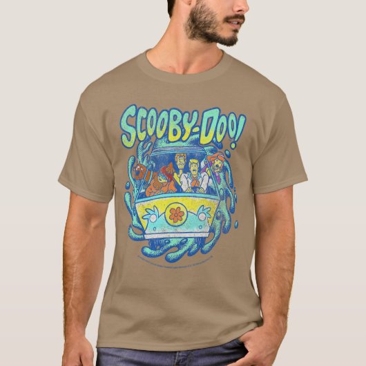 ScoobyDoo Mystery Machine Portal Group Shot Small T-Shirt (Vorderseite)