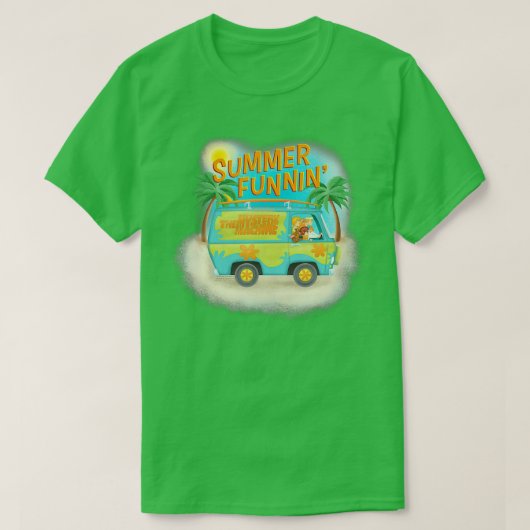 ScoobyDoo Summer Funnin Mystery Machine T-Shirt (Design vorne)