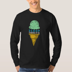 Scoop dort ist es Puffeis Creme Cone T-Shirt
