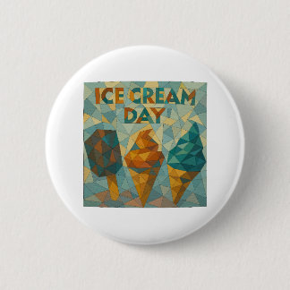Scoop Into Joy – Es ist Eiscremetag! Button