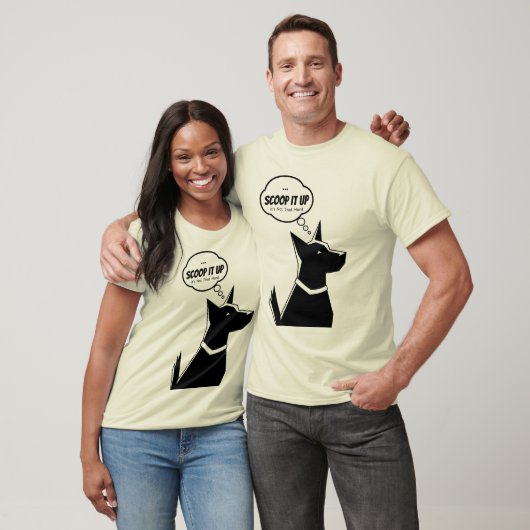 SCOOP IT UP Hunde Erinnerung T-Shirt (Unisex)