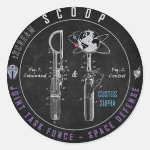 SCOOP Morale Classic Round-Aufkleber Runder Aufkleber