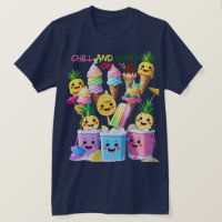 Scoop, Sip, Smile – Sommer-Treats-T-Shirt