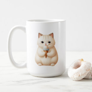 Scoop & Snuggles Ice Cream Cone Kitten Kaffeetasse