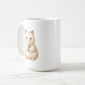 Scoop & Snuggles Ice Cream Cone Kitten Kaffeetasse (Vorderseite Links)