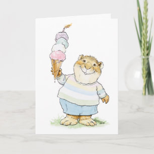 Scooper-duper Birthday Muskrat Card Karte