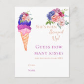 Scooper Funny Guess Game Ice Cream Brautparty Begleitkarte (Vorderseite)