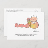 SCOOPS DER LIEBE Postkarte bis April McCallum (Vorne/Hinten)