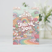 Scoops Magic Candyland danke Karte (Stehend Vorderseite)