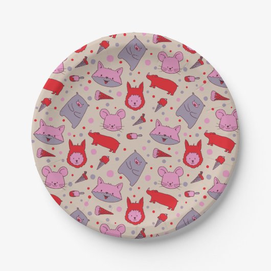 Scoops & Snoots paper party plate Pappteller (Vorderseite)