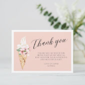 Scoopup-Brautparty Danke-Karte Dankeskarte (Stehend Vorderseite)