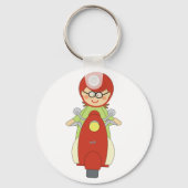 Scoot! -Gestalted Schlüsselanhänger (Vorderseite)