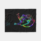 Scoot the Moon - Scooter Champ Fleecedecke (Vorderseite (Horizontal))