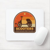 Scooter 1000 Lächeln pro Gallon Mousepad (Mit Mouse)