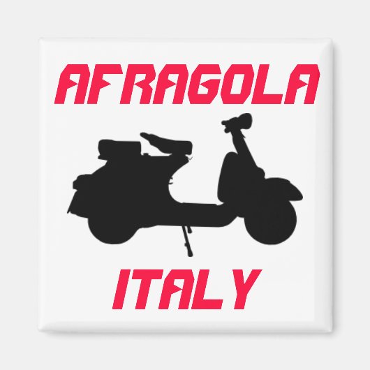 Scooter, Afragola, Italien Magnet (Vorne)
