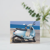 Scooter am Strand | Ephesus, Türkei Postkarte (Stehend Vorderseite)