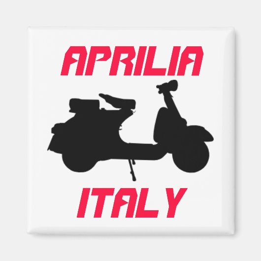Scooter, Aprilia, Italien Magnet (Vorne)