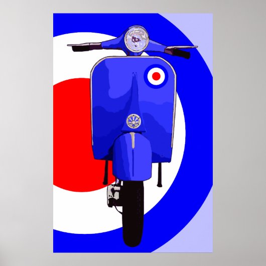 Scooter Art 3 Großes Print Poster (Vorne)