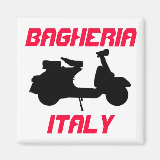 Scooter, Bagheria, Italien Magnet (Vorne)