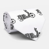 SCOOTER BAR CODE Motorrad Barcode Design Krawatte (Gerollt)