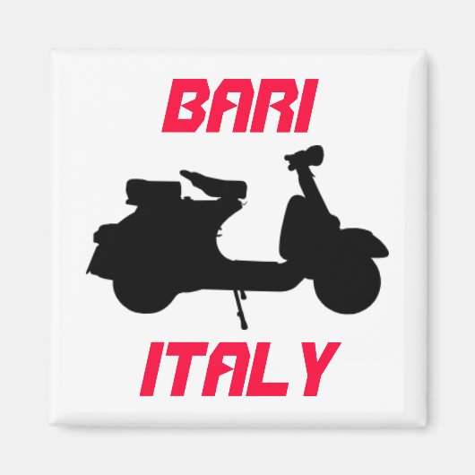 Scooter, Bari, Italien Magnet (Vorne)