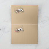 Scooter...Basset Hound Puppy...Danke!...Card. Dankeskarte (Innenseite)