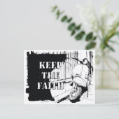 Scooter Behielt den Glauben Postkarte (Stehend Vorderseite)