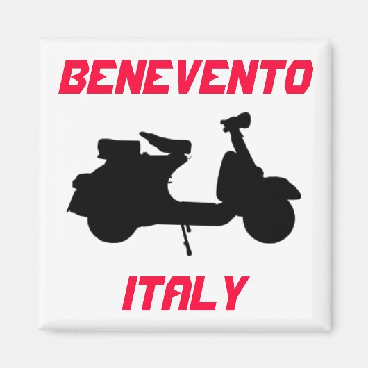 Scooter, Benevento, Italien Magnet (Vorne)