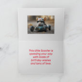 SCOOTER BIRTHDAY CARD DANKESKARTE (Innenseite)