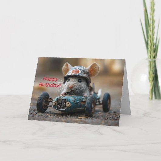 SCOOTER BIRTHDAY CARD DANKESKARTE (Vorderseite)